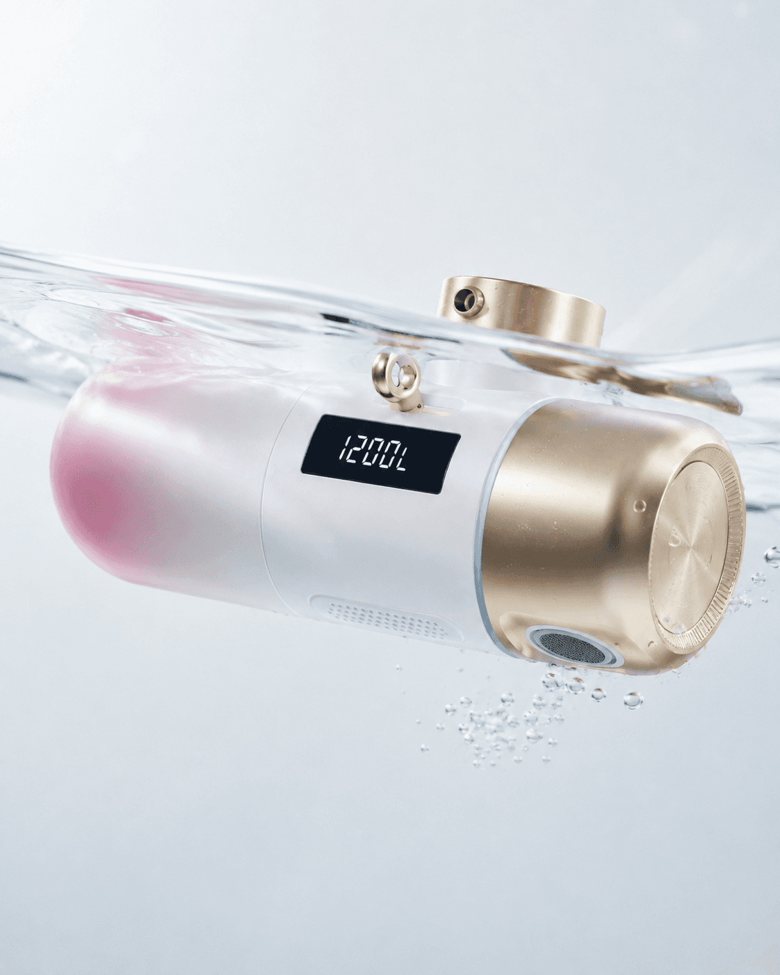 Yoshino faucet water filter at the waterline