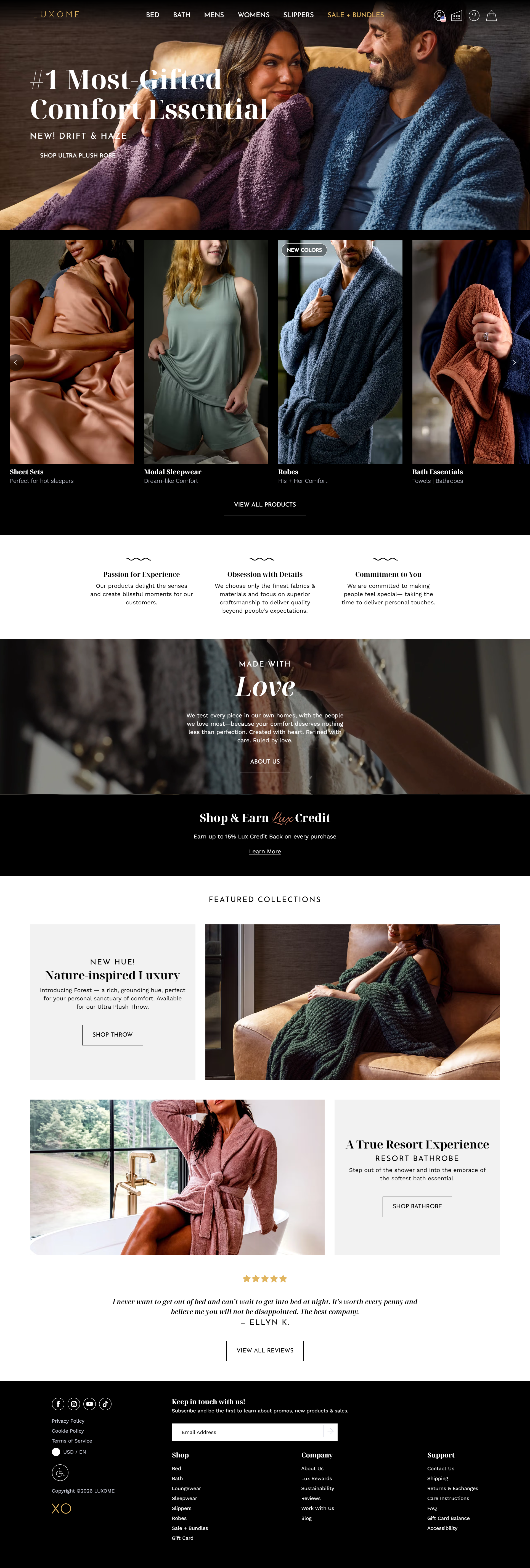 luxome.com website