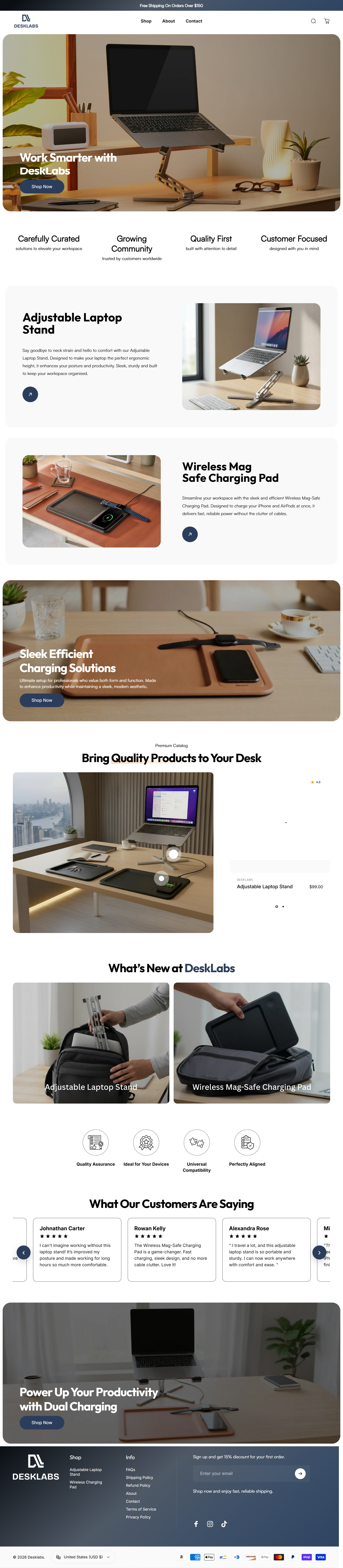 shopdesklabs.com website